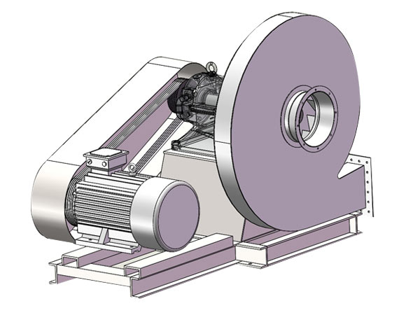 Belt driven high pressure blower