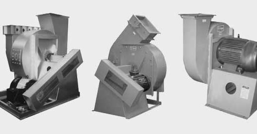 Industrial radial fans blowers