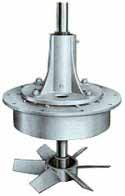 axial plug fan ventilator for high temperature ovens