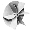 long shaving fan impeller paddle radial blower wheel