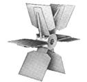 Canada Blower long shaving open fan impeller paddle fan impeller